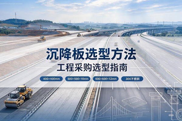 铜鼓沉降板选择方法