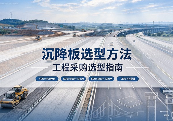 铜鼓沉降板选择方法