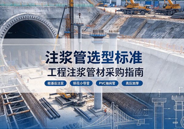 铜鼓注浆管选型标准